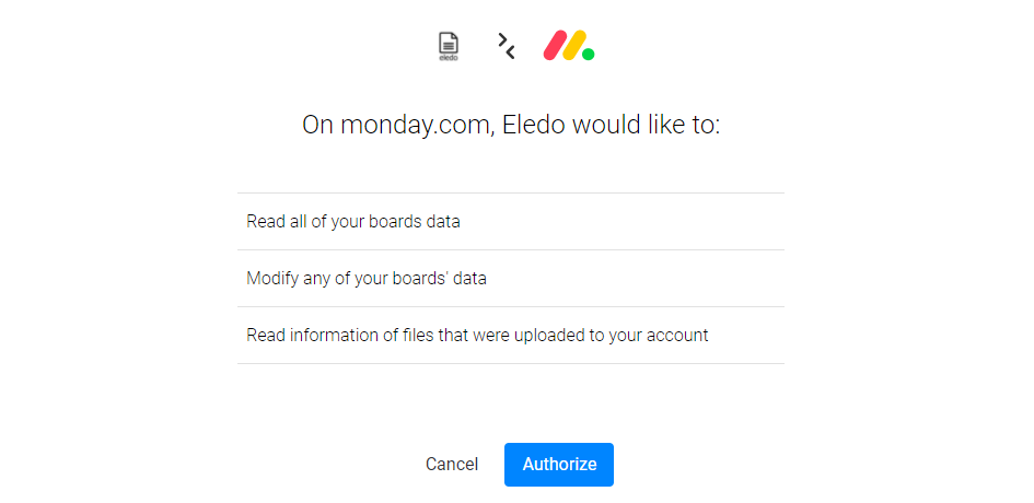 Authorize Eledo App
