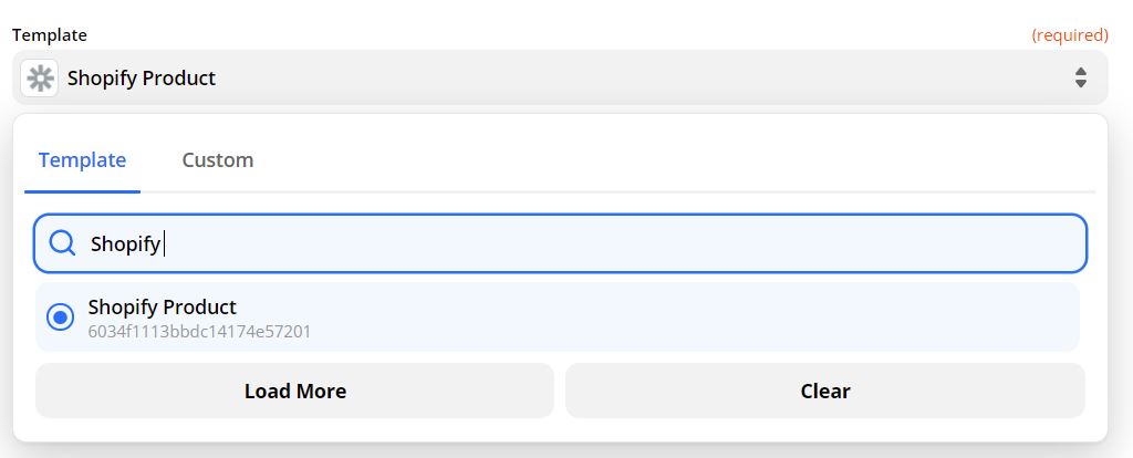 Select Eledo template